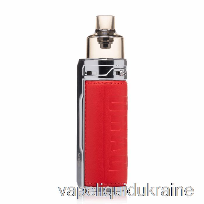 Vape Ukraine VOOPOO DRAG S 60W Pod Mod Kit Silver Red